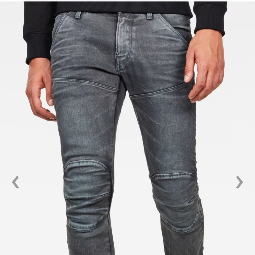 G-Star Originals Raw DENIM 5620 high skinny dark aged cobbler waxed moto jean